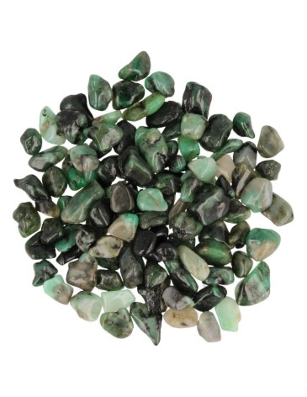Smaragd 50 gr. trommelstenen (mt1)