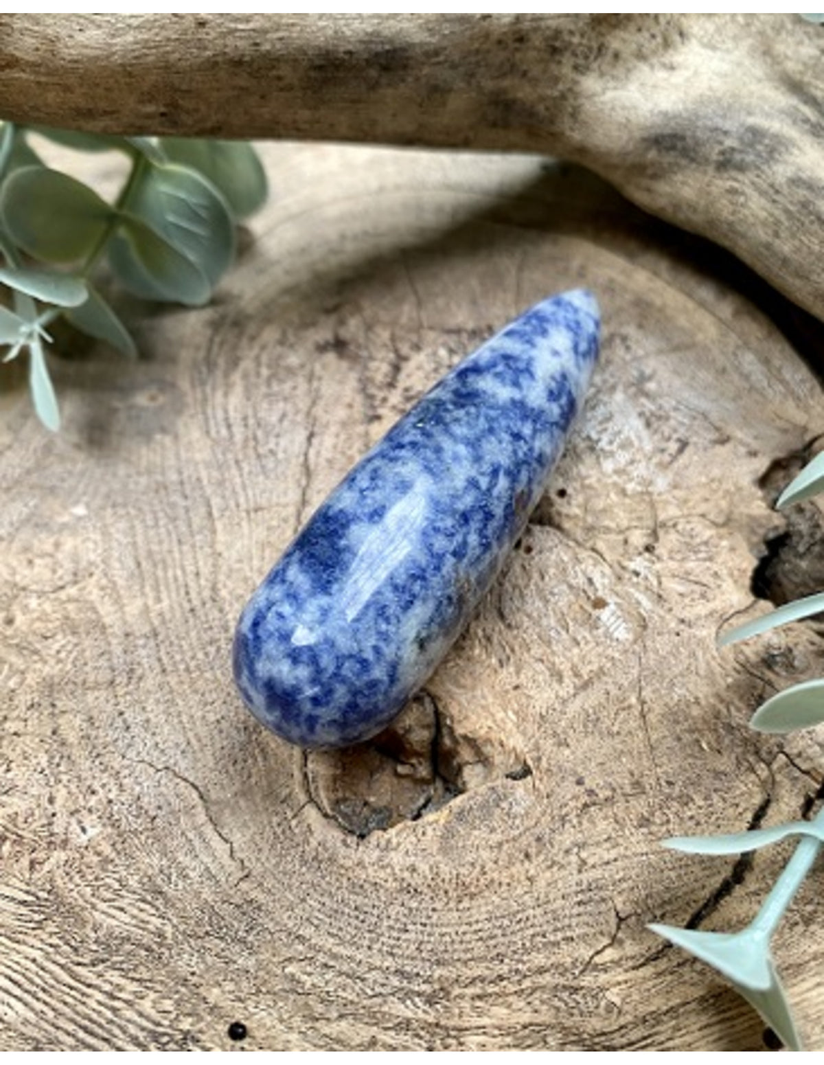 Sodaliet massage griffel 7,5 cm