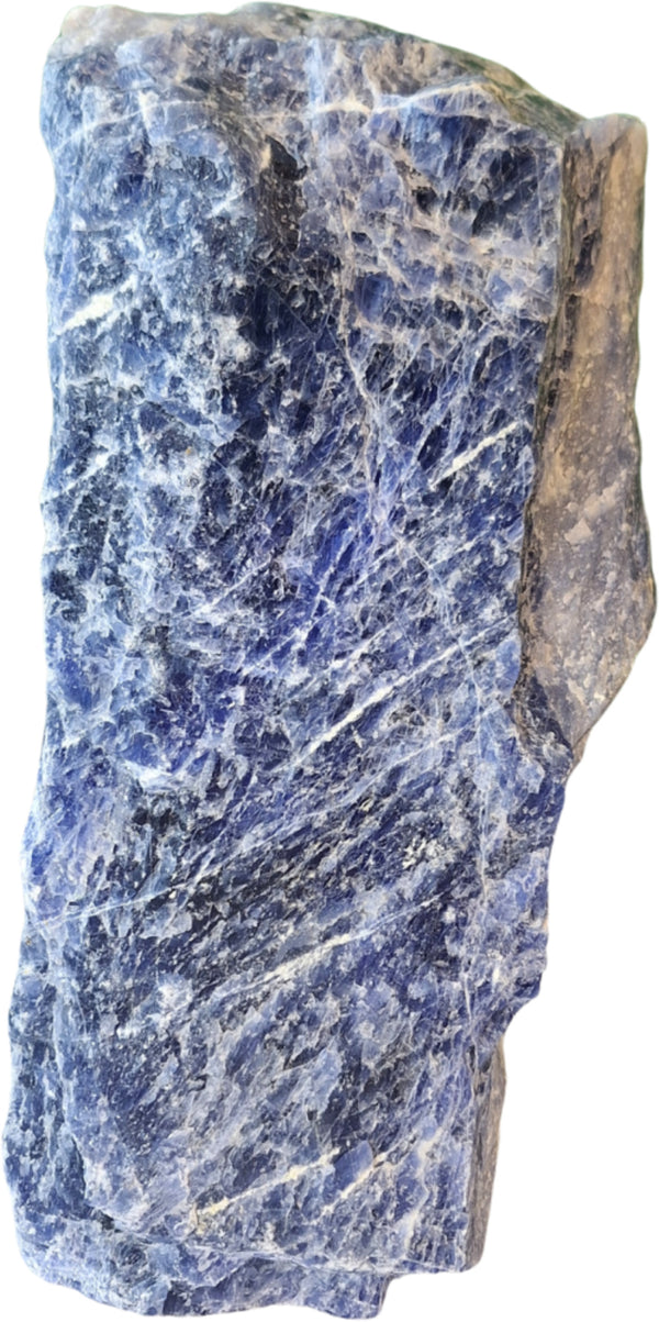 Sodaliet ruwe edelsteen cut base groot nr.02