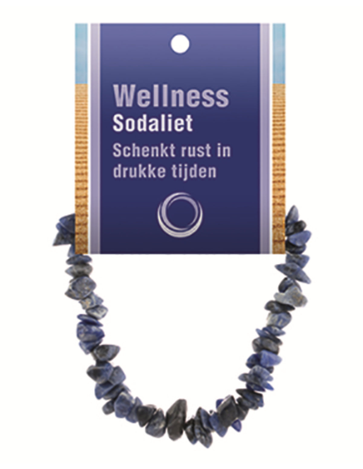 Sodaliet splitarmband + kaart