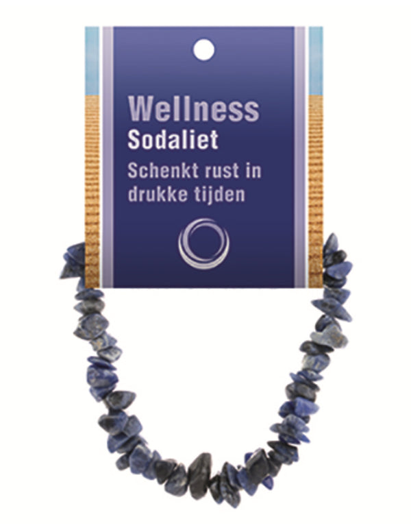 Sodaliet edelsteen splitarmband