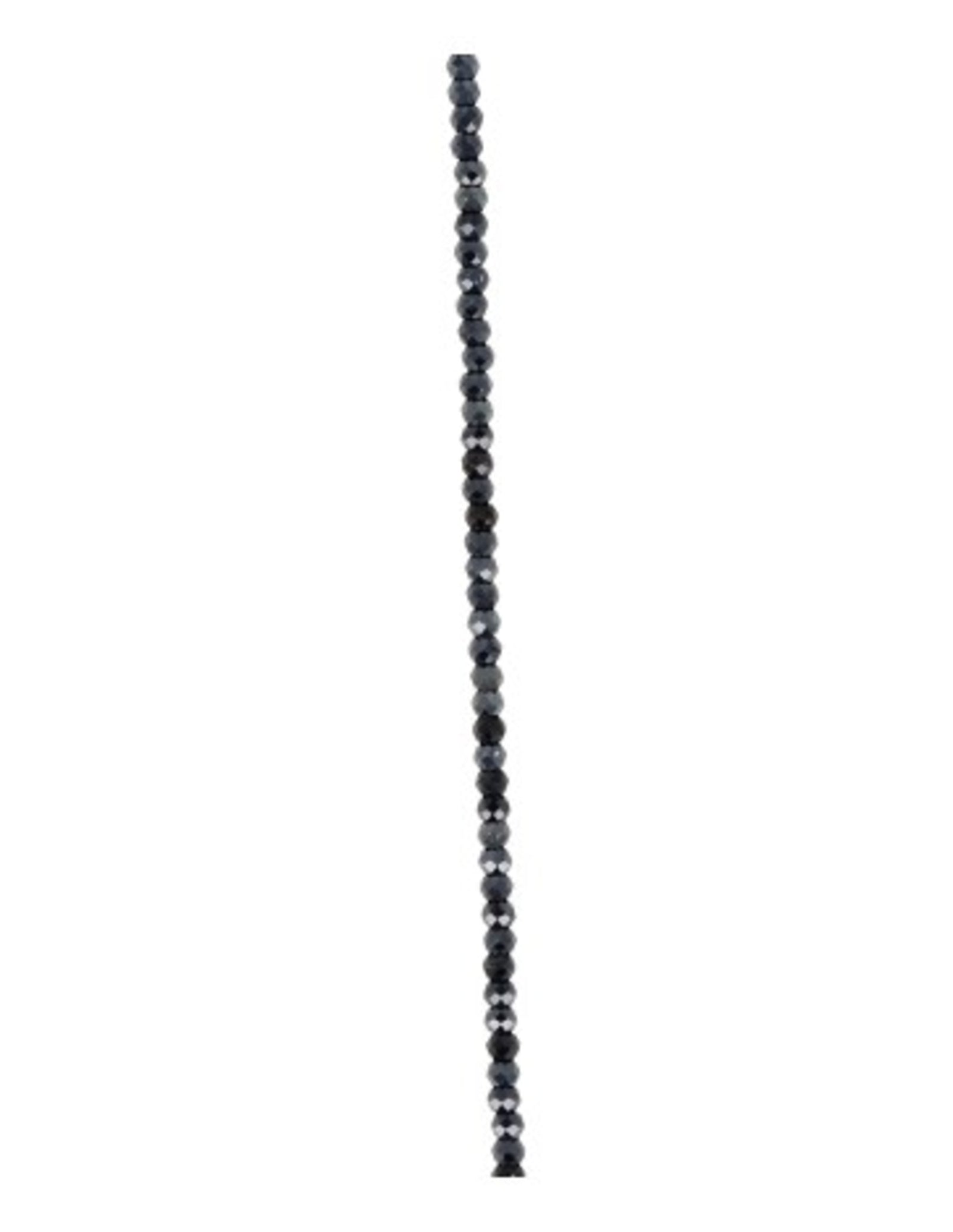 Spinel zwart met coating summer vibes ketting