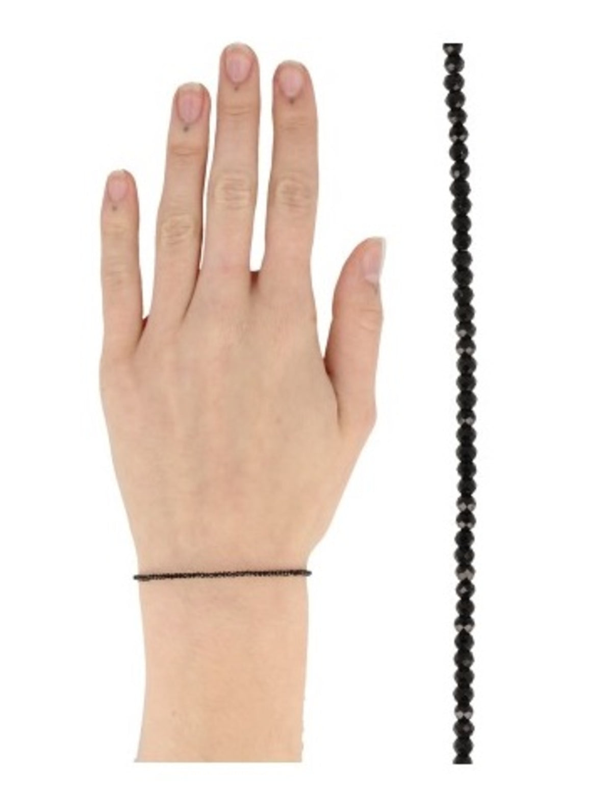 Spinel zwart summer vibes armband