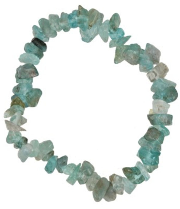 edelsteen splitarmband Topaas blauw A