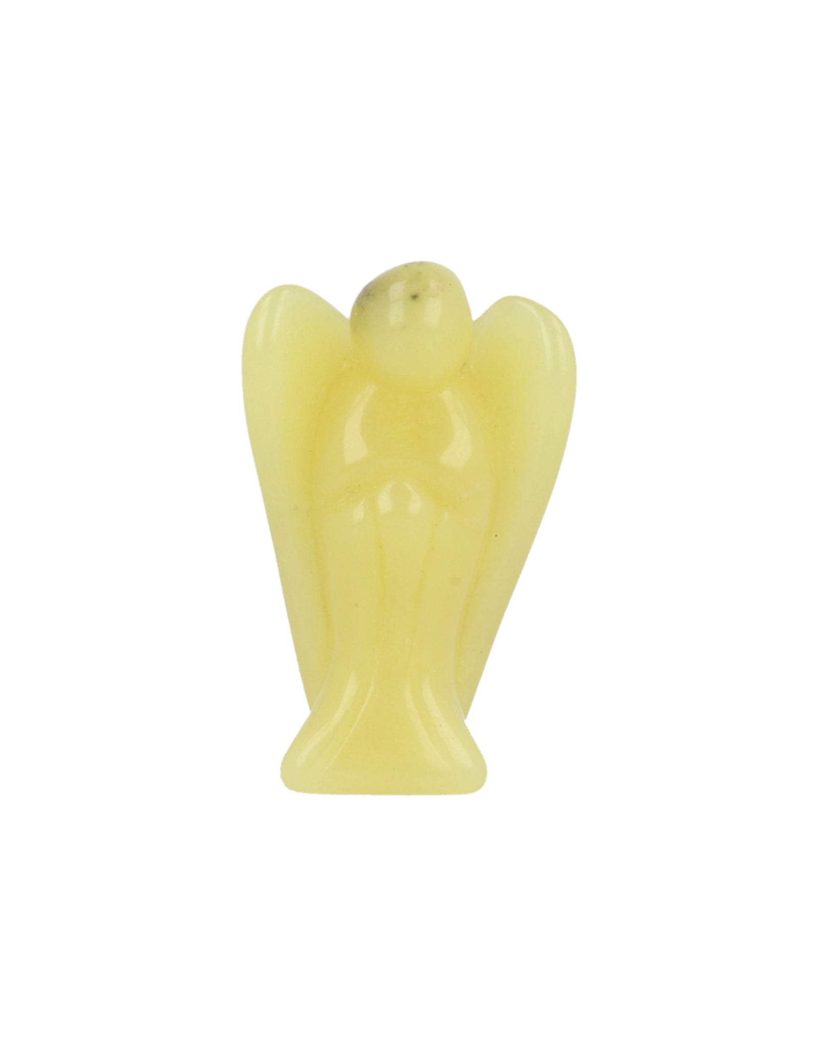 Staande engel 35 mm Jade olijf groen