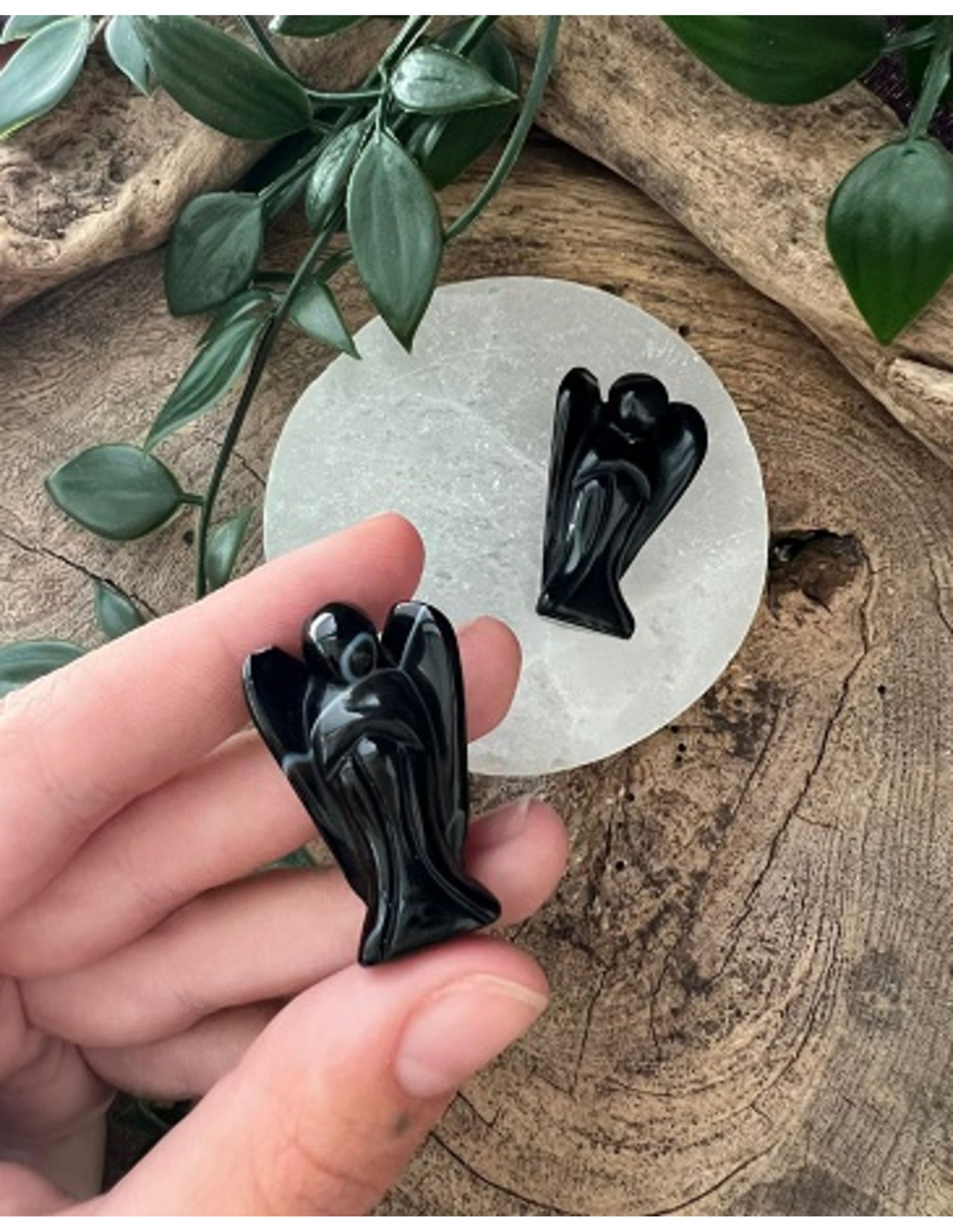 Staande engel 35 mm Onyx