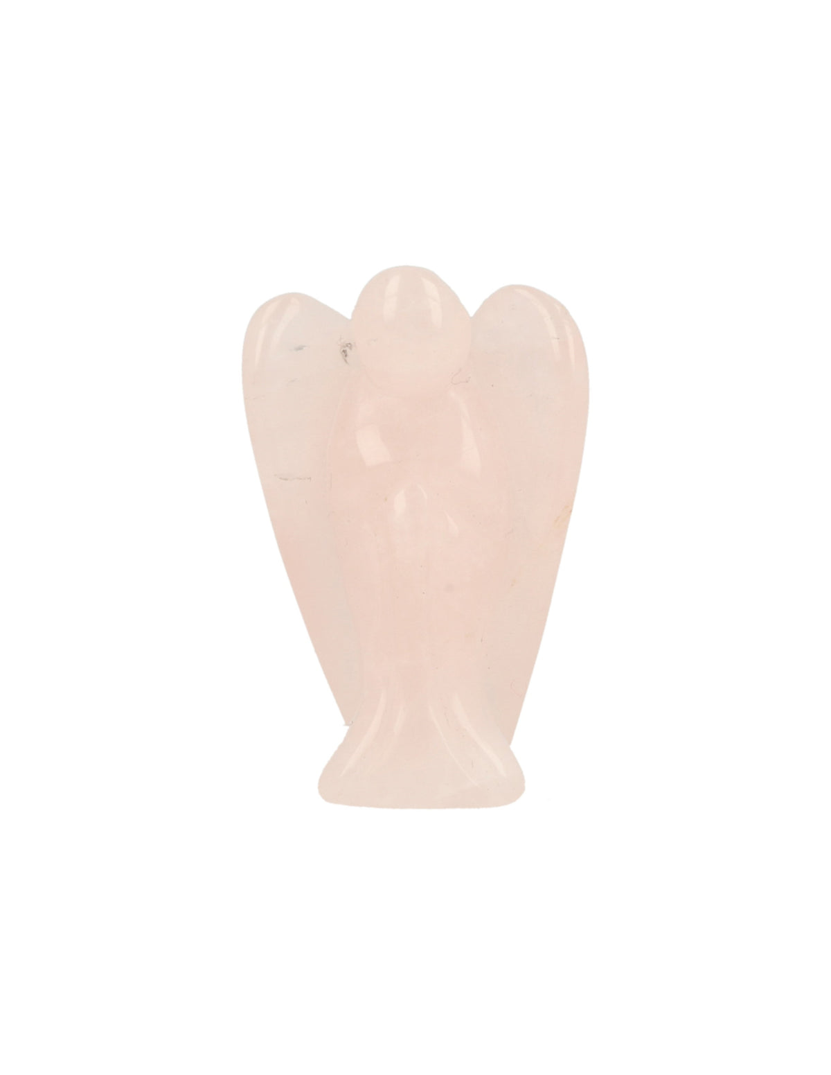Staande engel 35 mm Roze kwarts