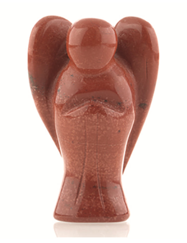 Jaspis rood edelsteen engel 50 mm