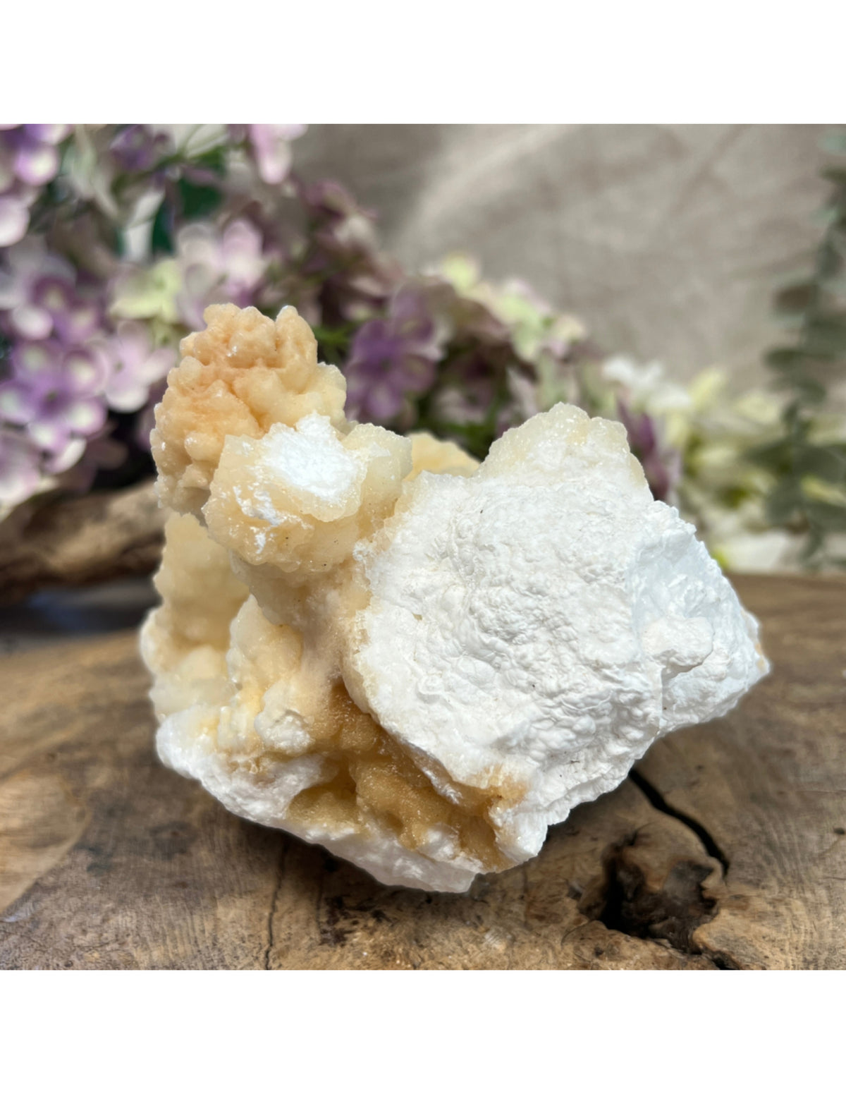 Stalactiet met Aragoniet kristallisaties ruw nr.38