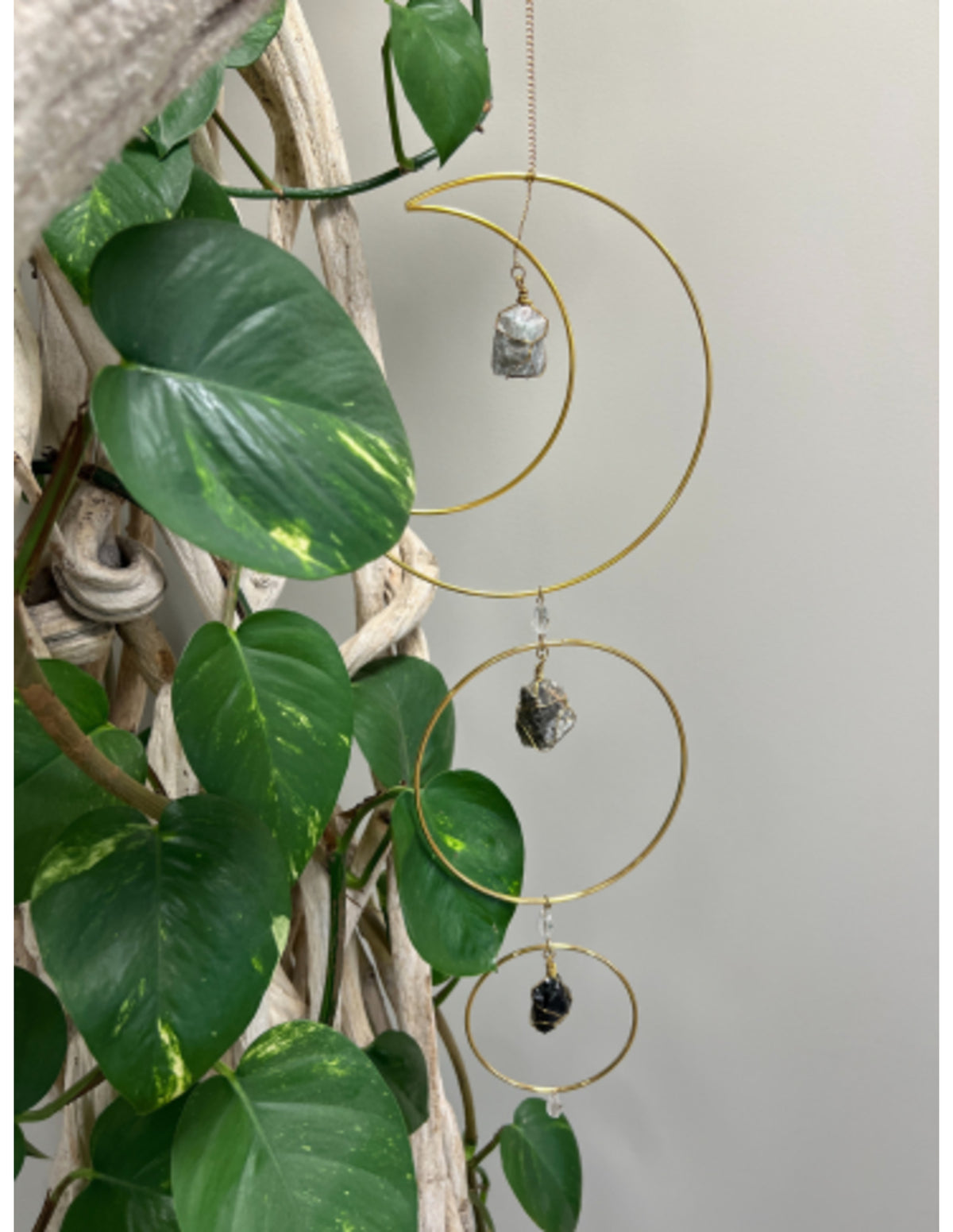 Suncatcher / raamhanger maan "Bescherming"