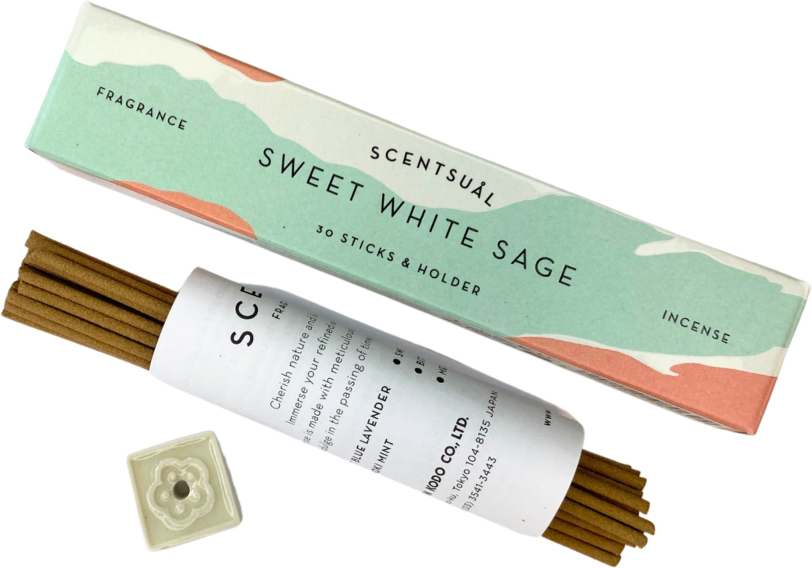Sweet White Sage Scentsual Nippon Kodo - Wierook Stokjes