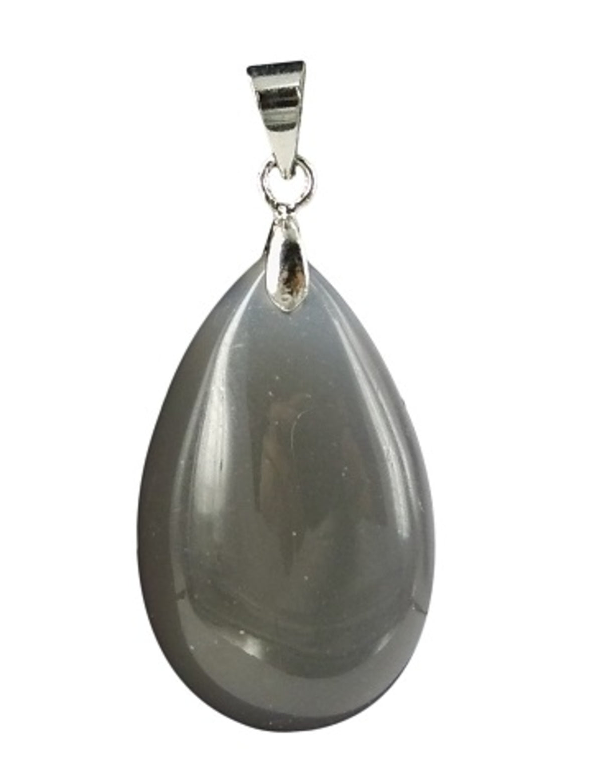 The drop of Agaat grijs - hanger