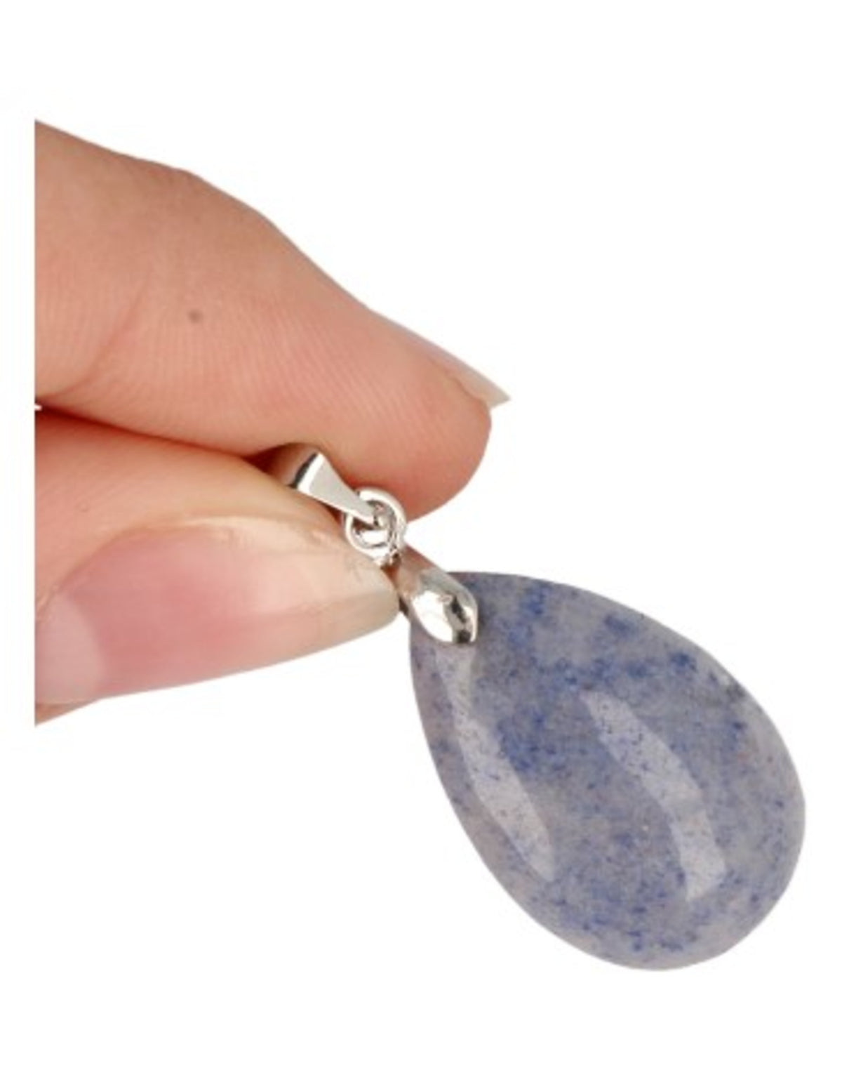The drop of Blauwe kwarts - hanger