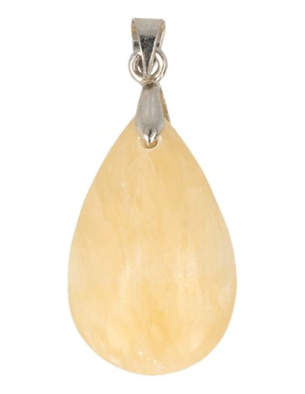 The drop of Calciet geel - Edelsteen Hanger