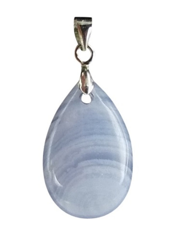 The drop of Chalcedoon - Edelsteen Hanger