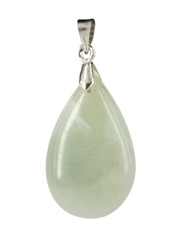 The drop of Jade Serpentijn - Edelsteen Hanger