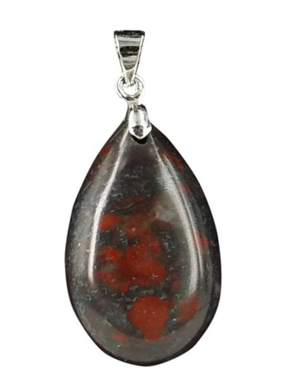 The drop of Jaspis breccie - Edelsteen Hanger