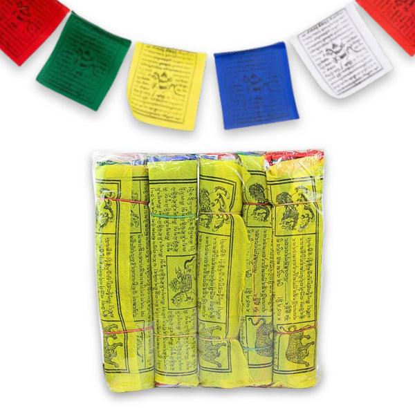 Tibetaanse gebedsvlag - 4m lang x 5stuks