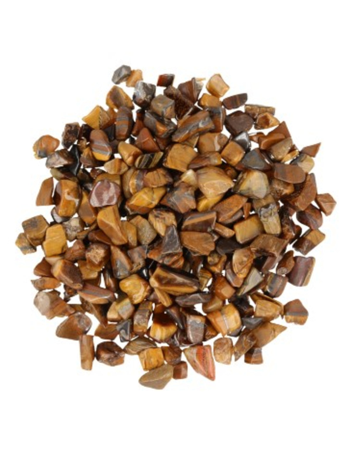 Tijgeroog 100 gr. trommelstenen (mt1)