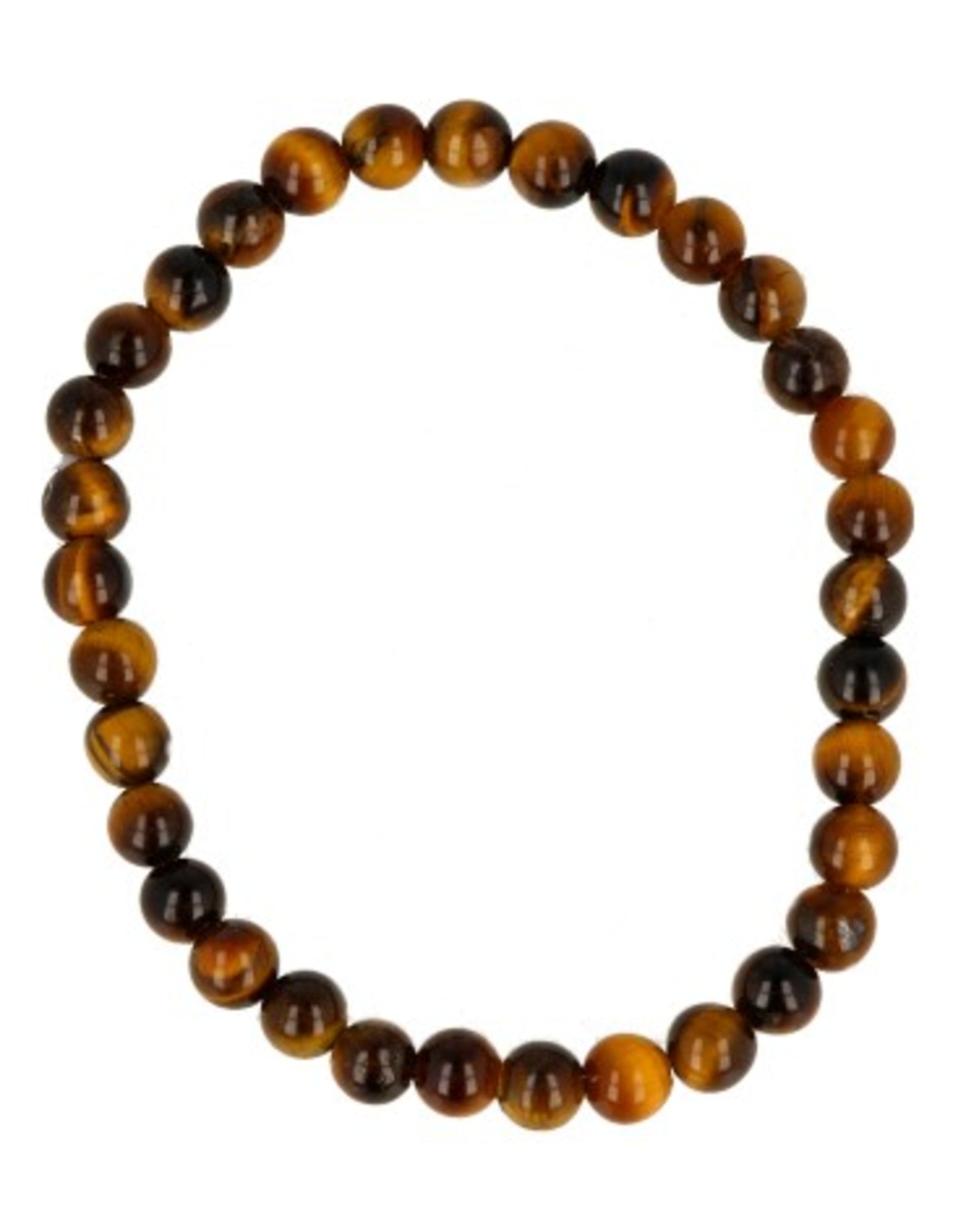 Tijgeroog kralen armband 4 mm