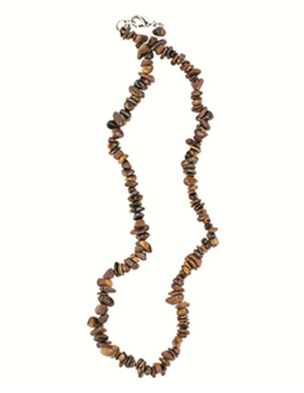 Tijgeroog edelsteen splitketting