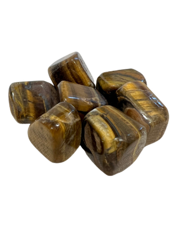 Tijgeroog edelsteen trommelstenen 100 gr. (mt3)