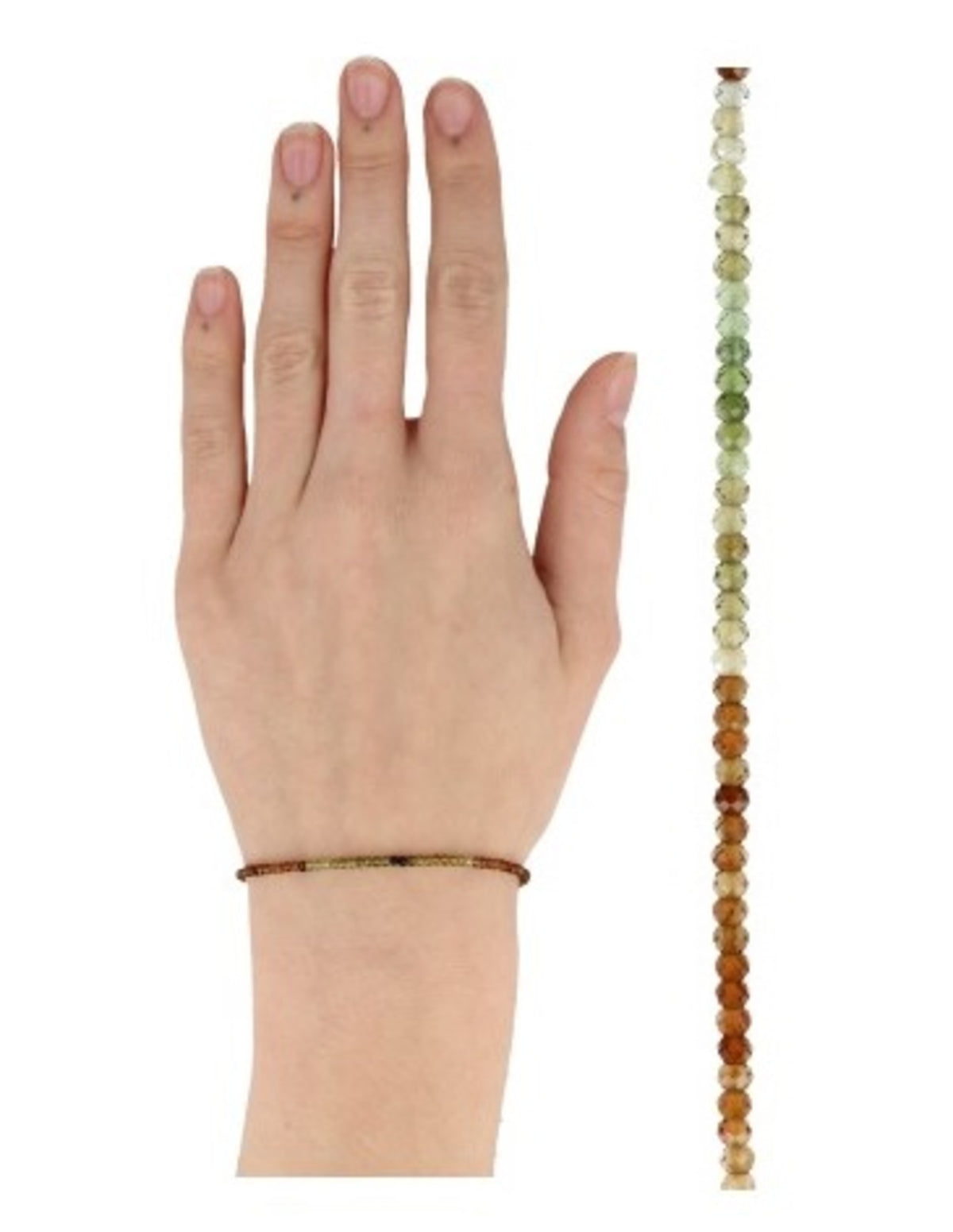 Toermalijn oranje summer vibes armband