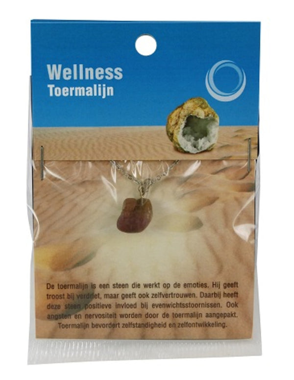Toermalijn watermeloen Edelsteen Hanger