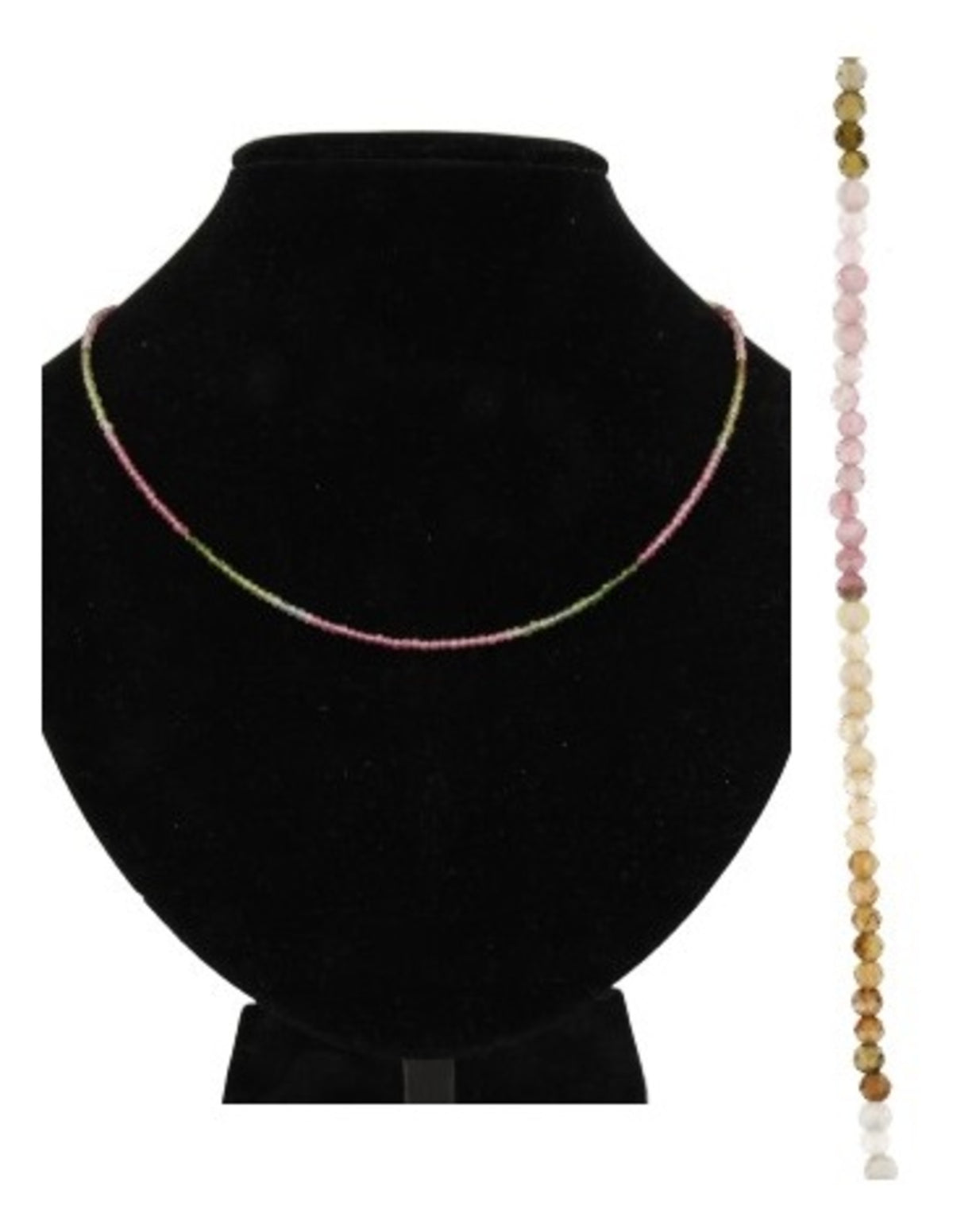 Toermalijn watermeloen summer vibes ketting