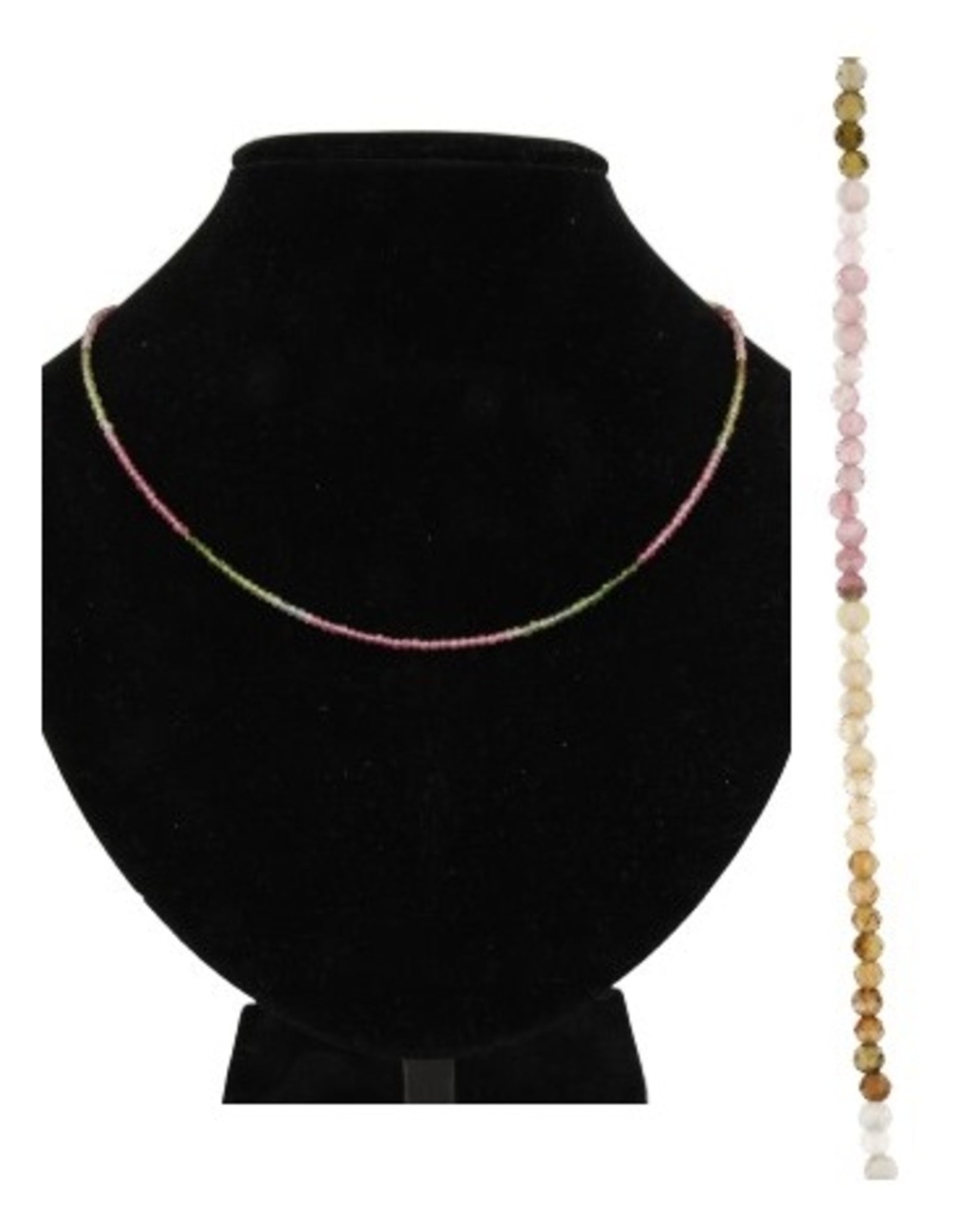 Toermalijn watermeloen summer vibes ketting