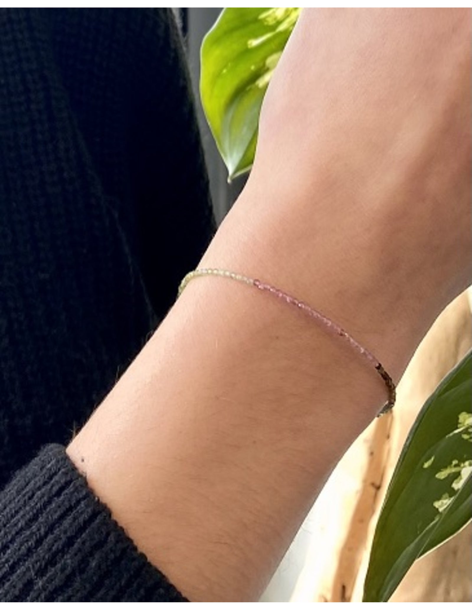 Toermalijn watermeloen summer vibes ketting