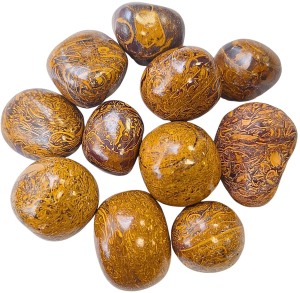 edelsteen trommelstenen 250 gr. Jaspis slangen (mt3)