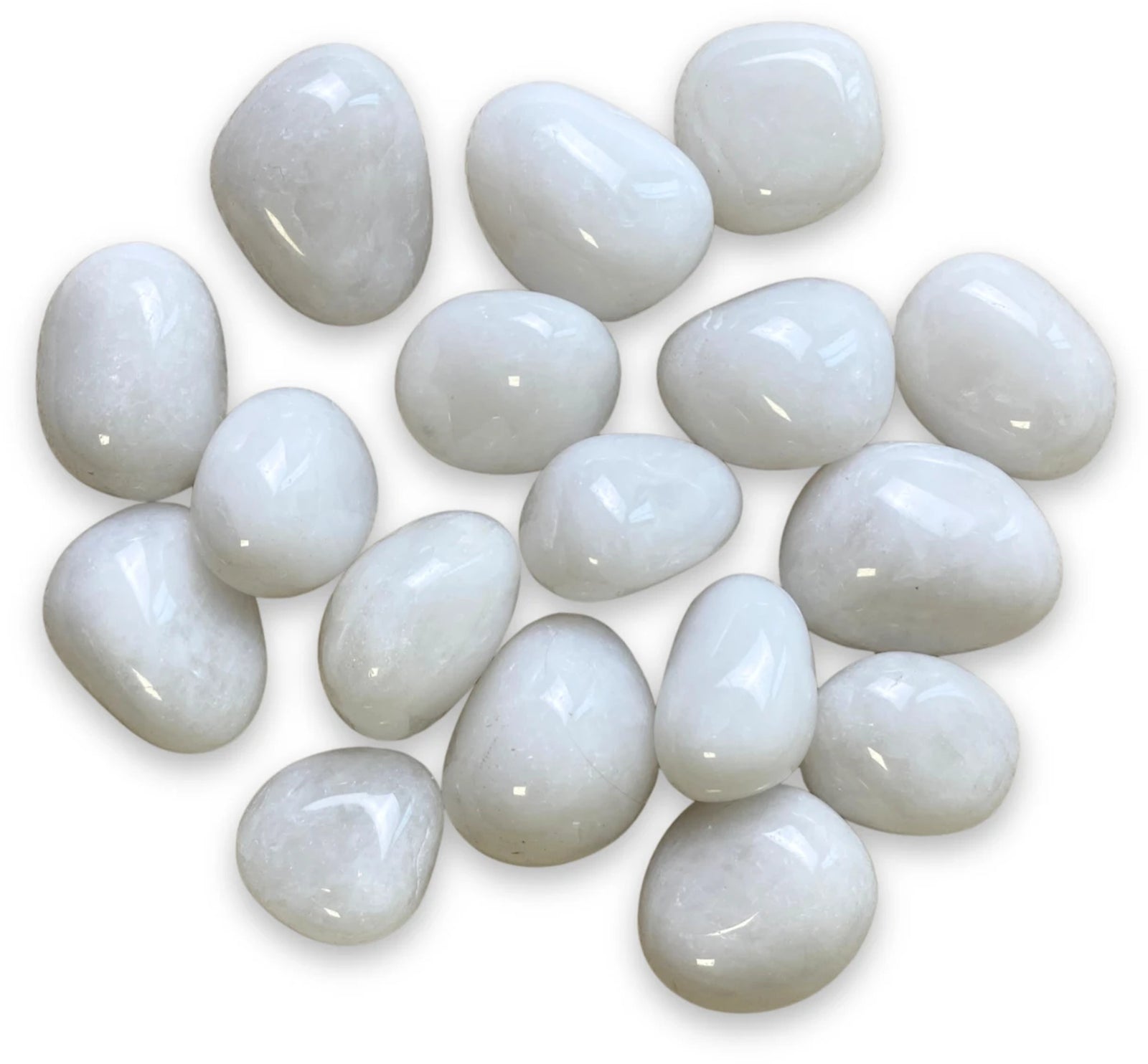 Trommelstenen Sneeuwkwarts (mt3) 250 gr.
