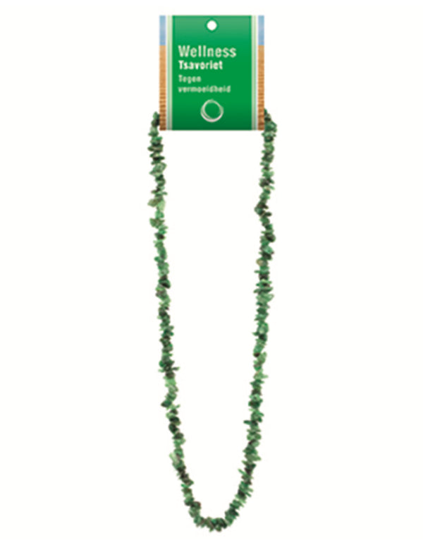 Tsavoriet edelsteen splitketting