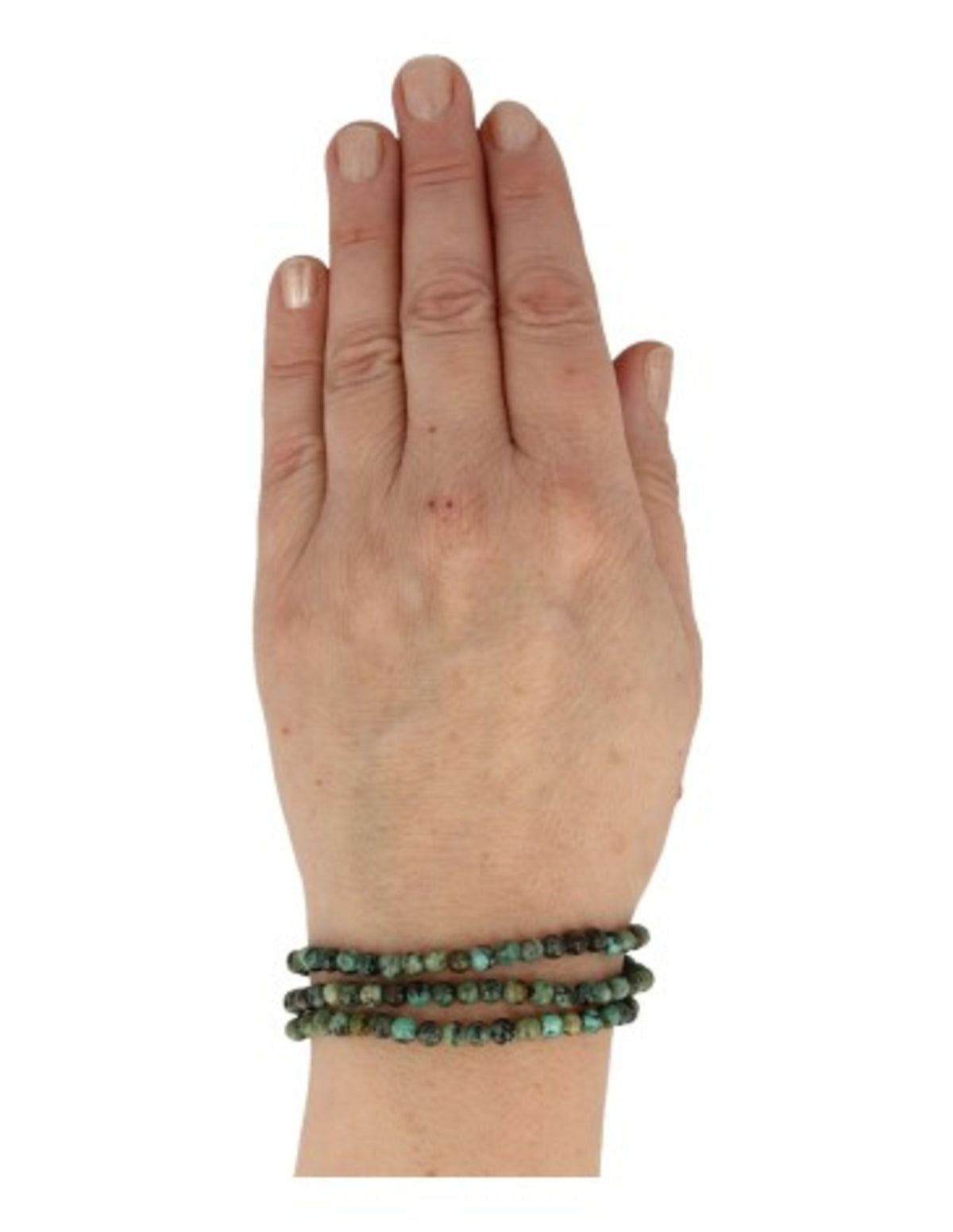 Turkoois kralenarmband 4 mm