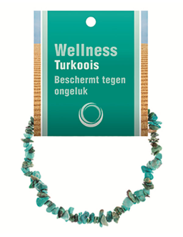 Turkoois natuur edelsteen splitarmband