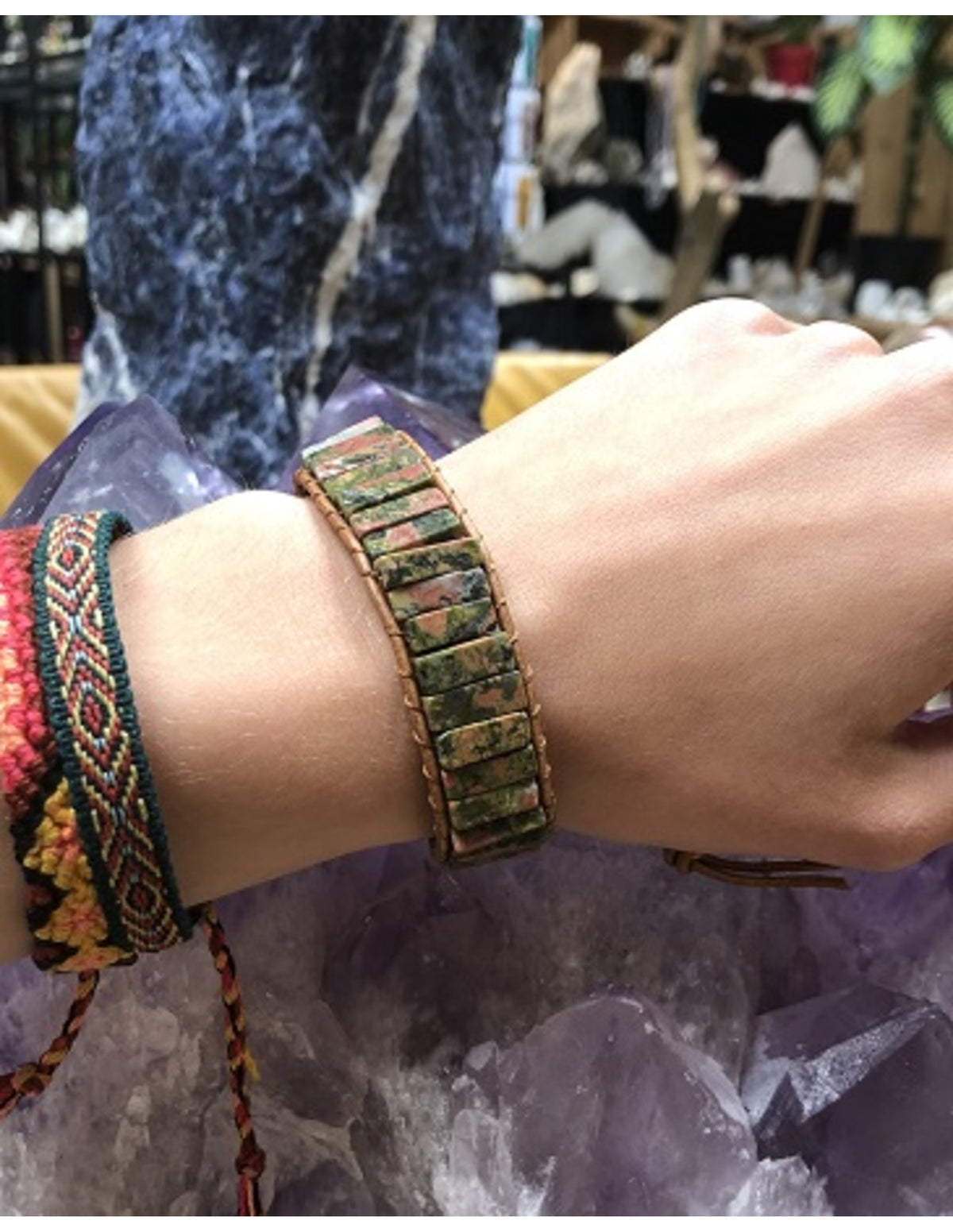 Unakiet leren armband gipsy-style