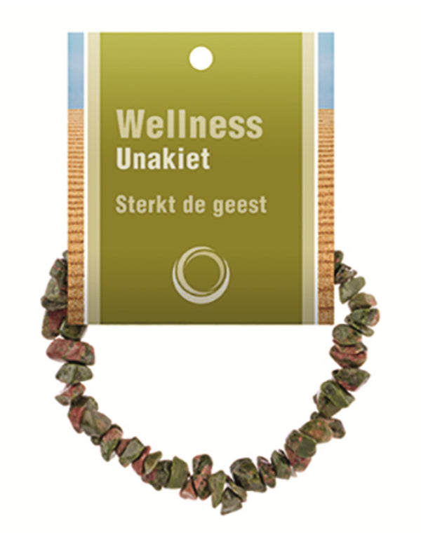 Unakiet edelsteen splitarmband