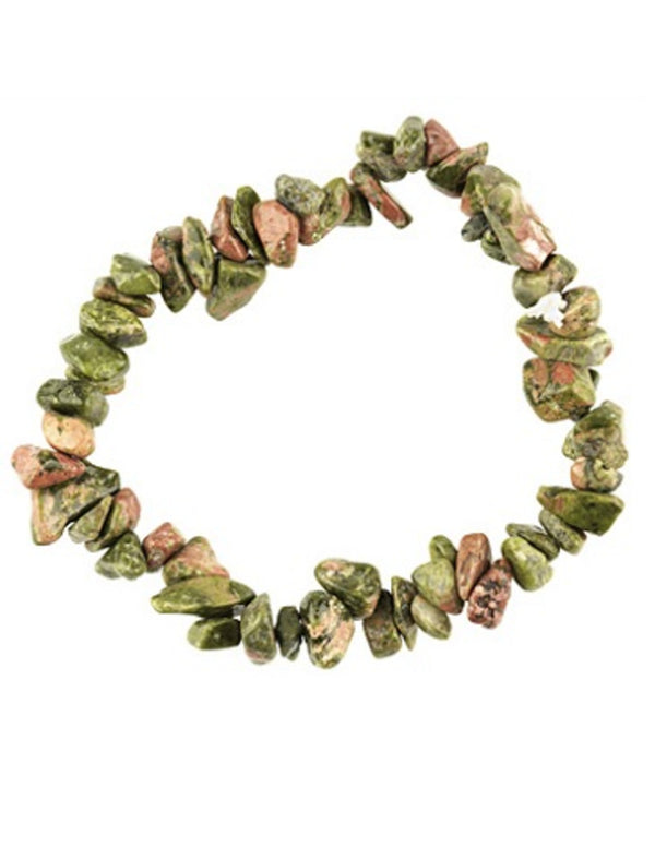 Unakiet edelsteen splitarmband