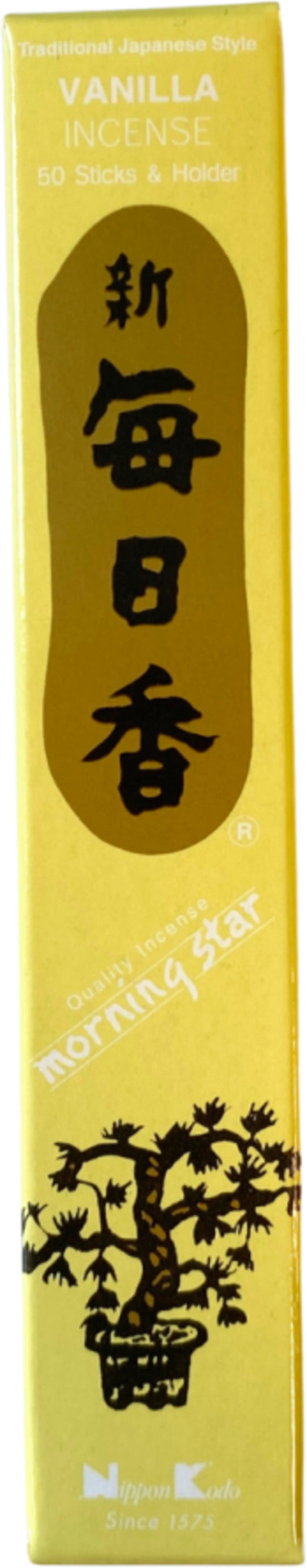 Vanilla wierook stokjes - Nippon Kodo - Morning star