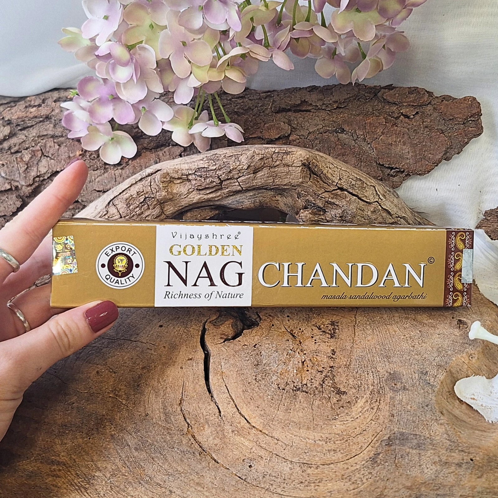 Vijayshree Golden Nag Chandan wierook stokjes