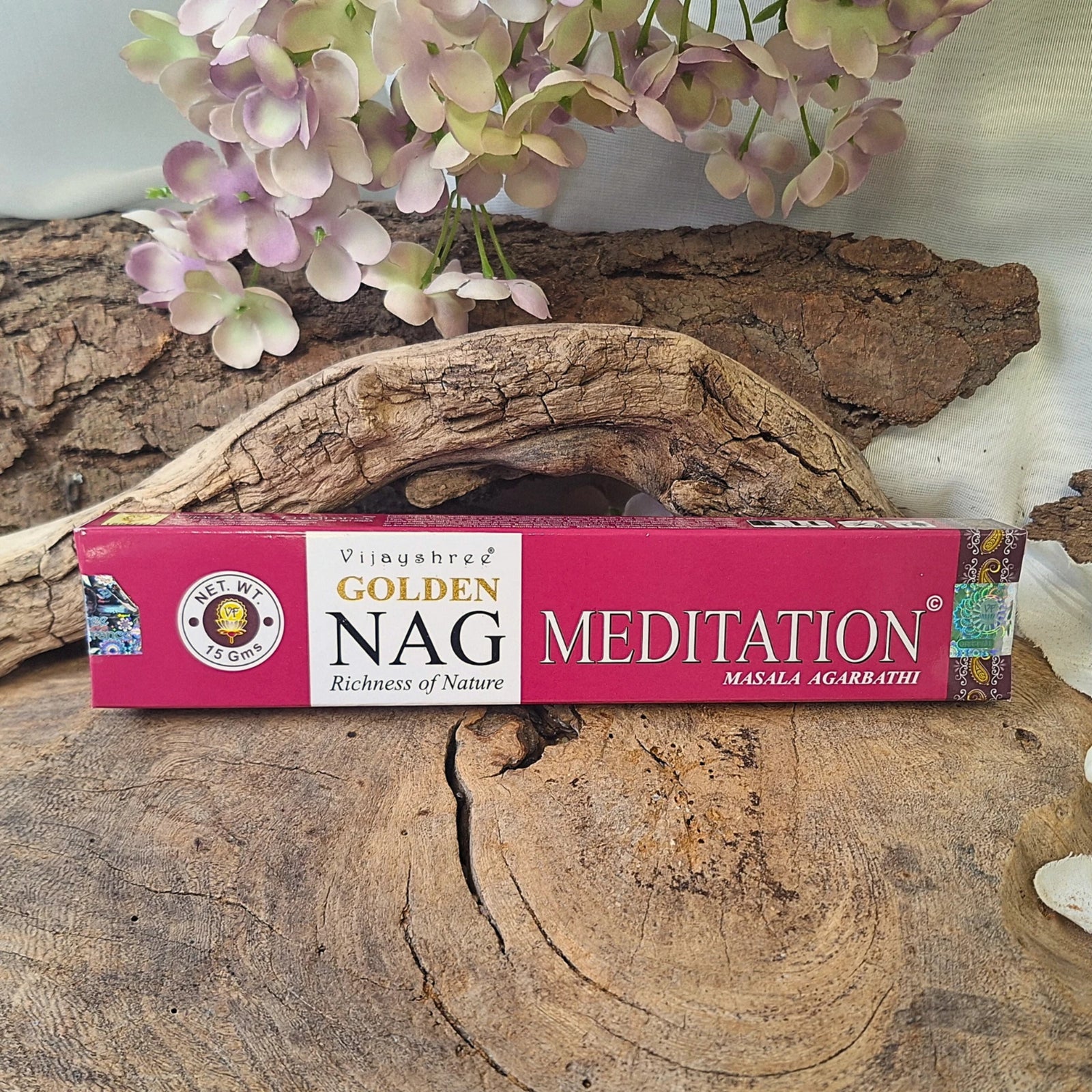 Vijayshree Golden Nag Meditation Wierook Stokjes