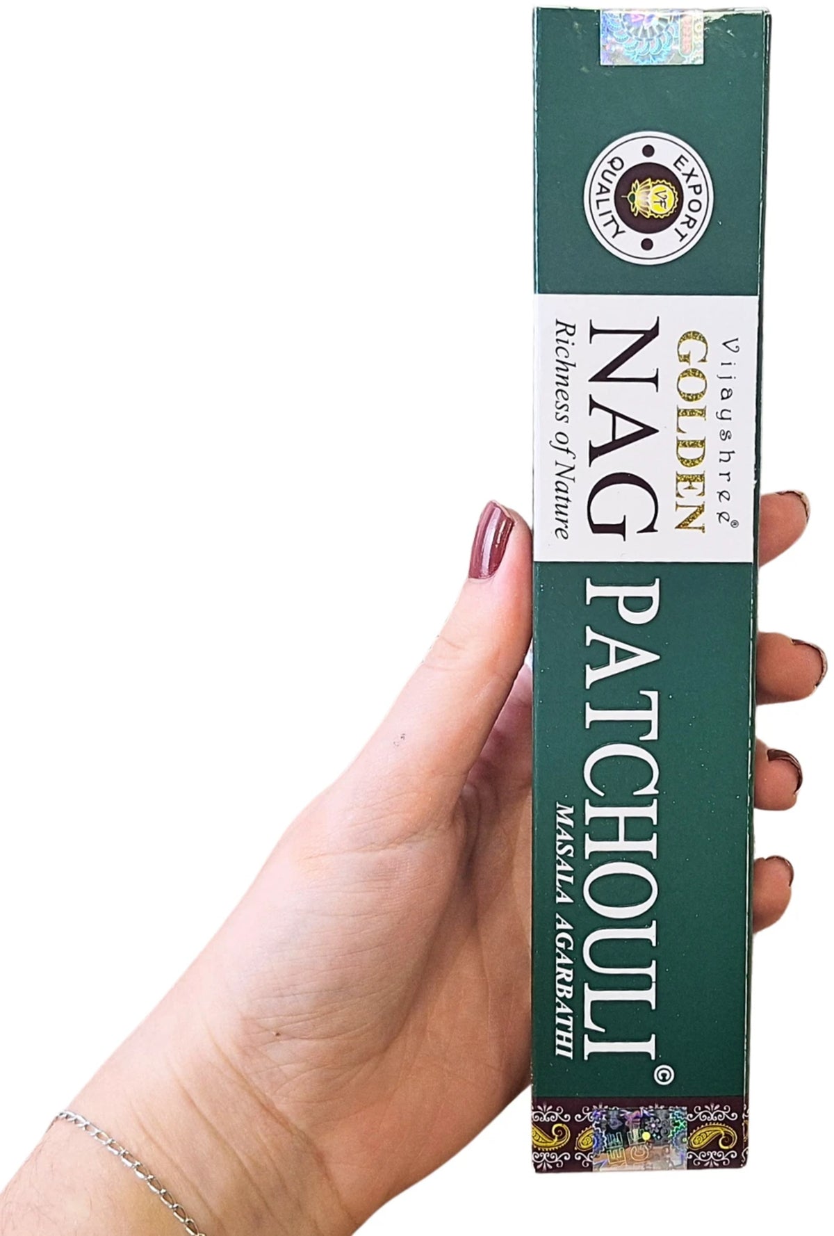 Vijayshree Golden NAG Patchouli Wierook Stokjes