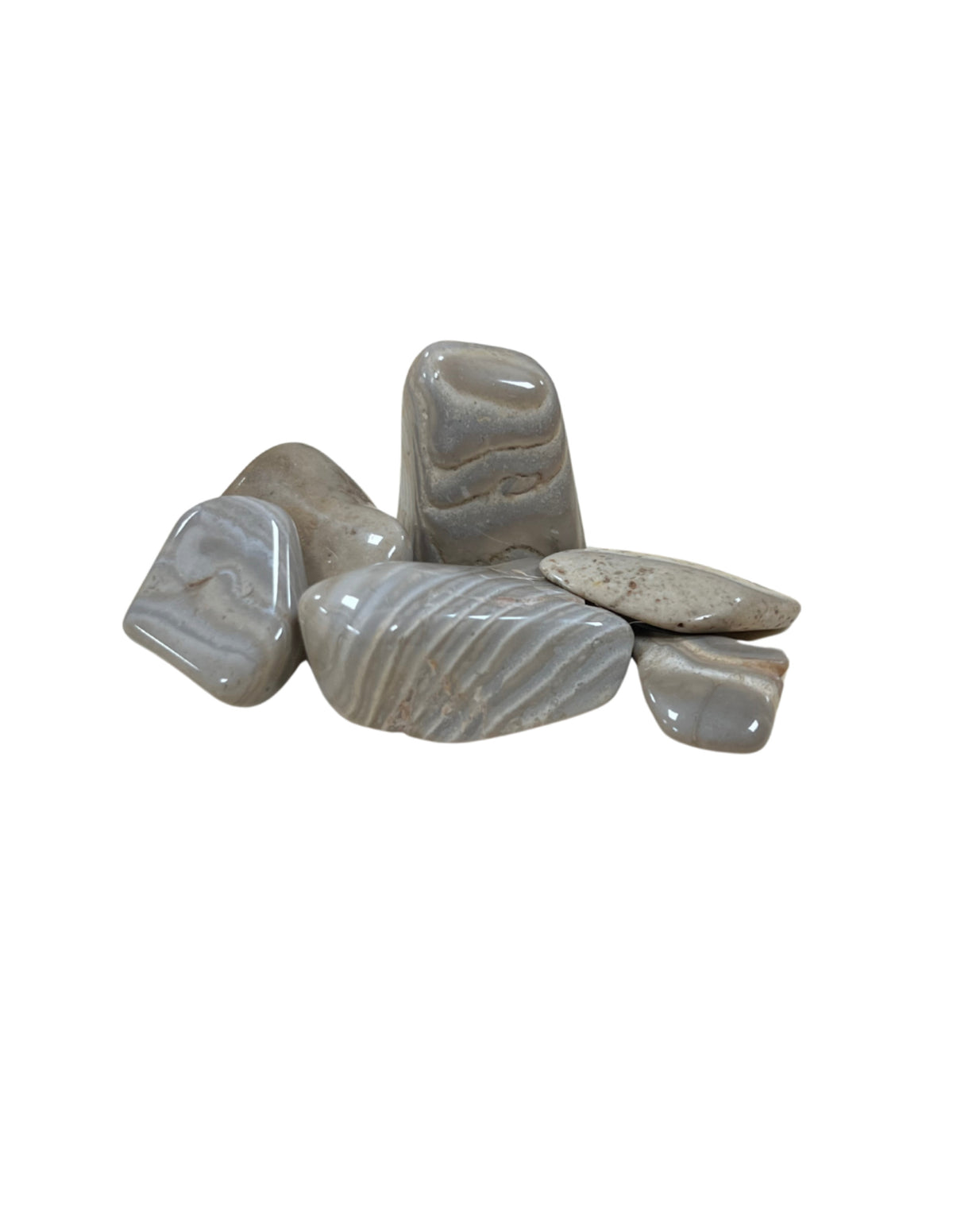 Vuursteen A 100 gr. trommelstenen (mt3)