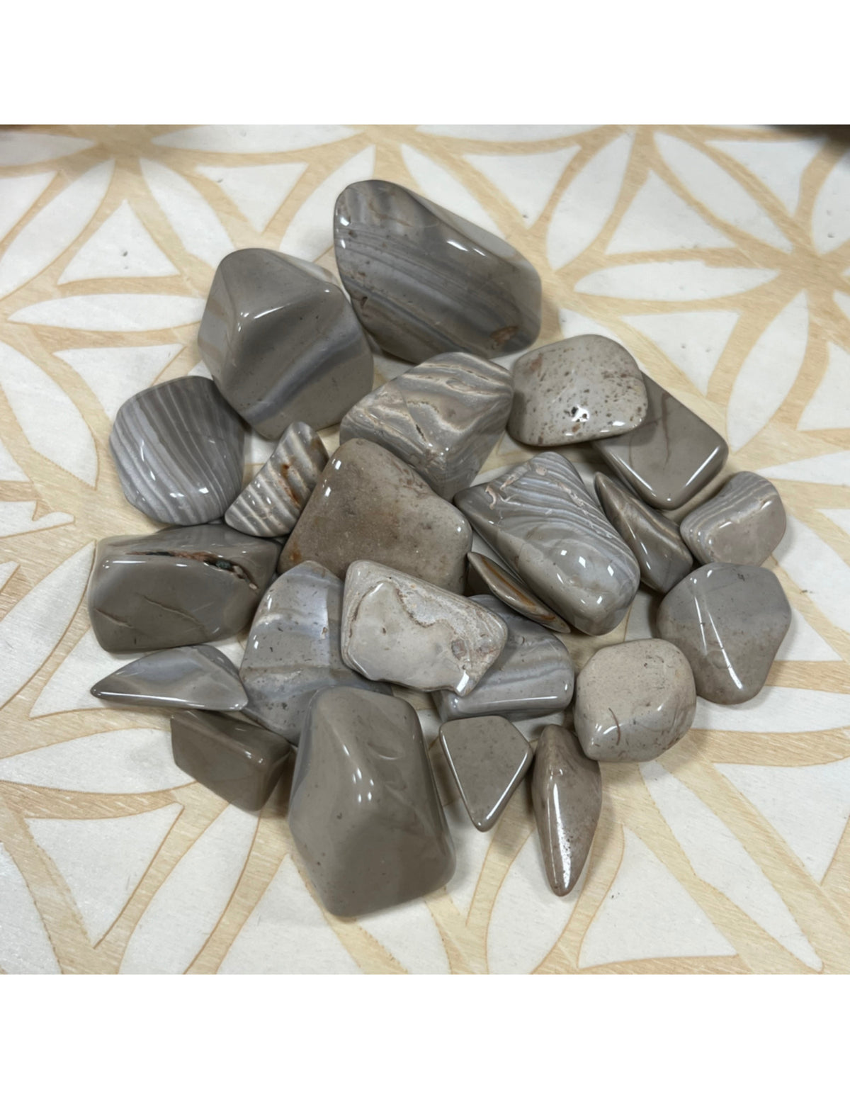 Vuursteen A trommelstenen 250 gr. (mt3)