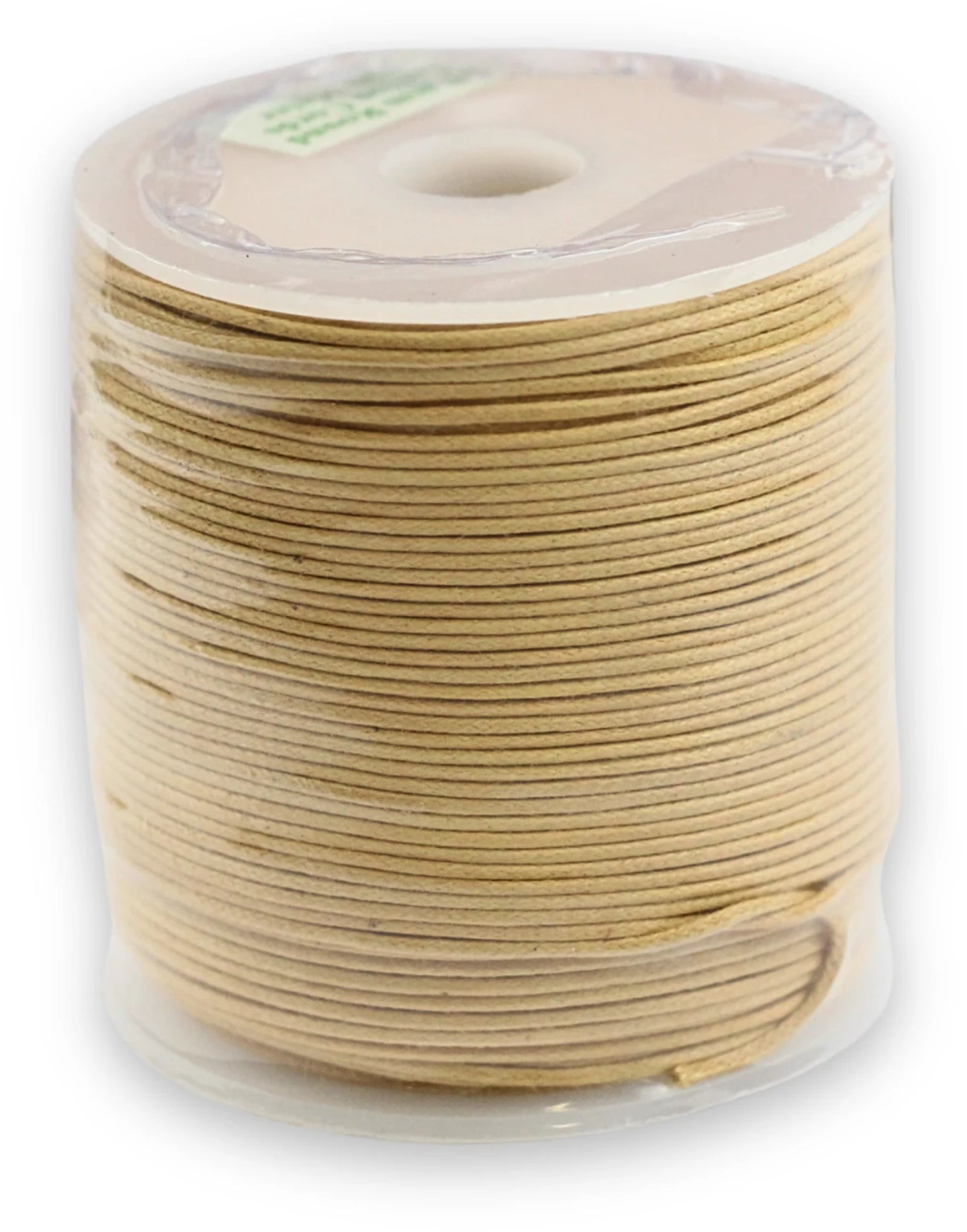 Waskoord rol 1 mm mosterd