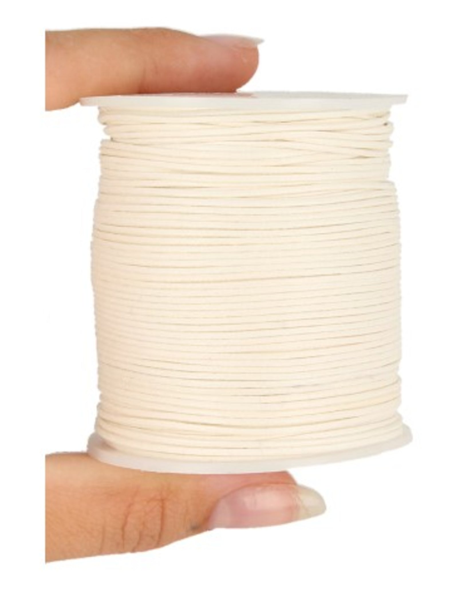 Waskoord rol 1 mm wit
