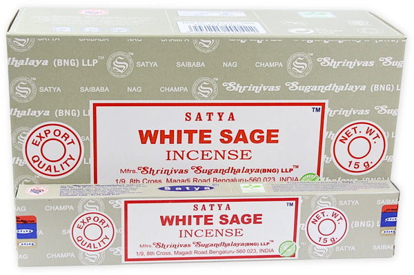 White Sage wierook 15 grams Satya - doos van 12 st.