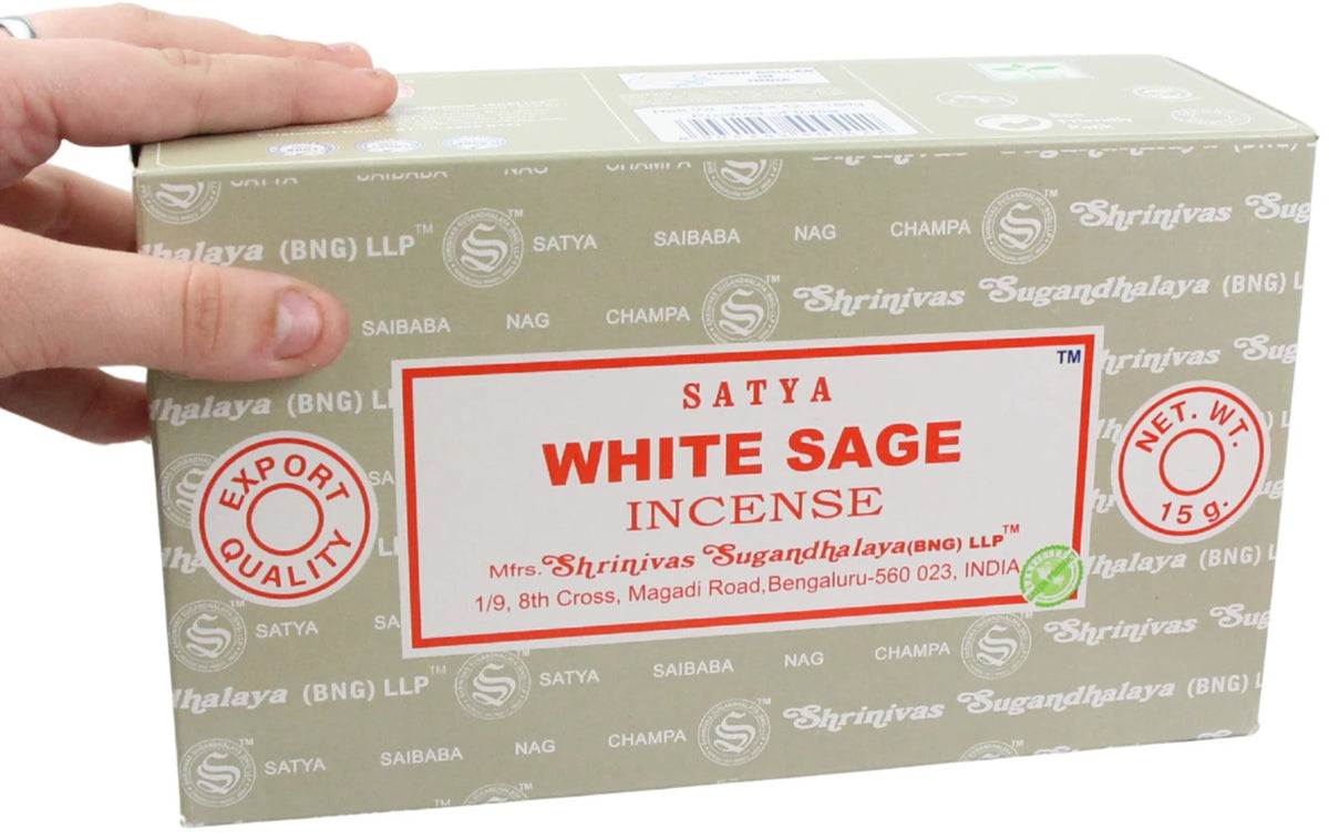 White Sage wierook 15 grams Satya - doos van 12 st.