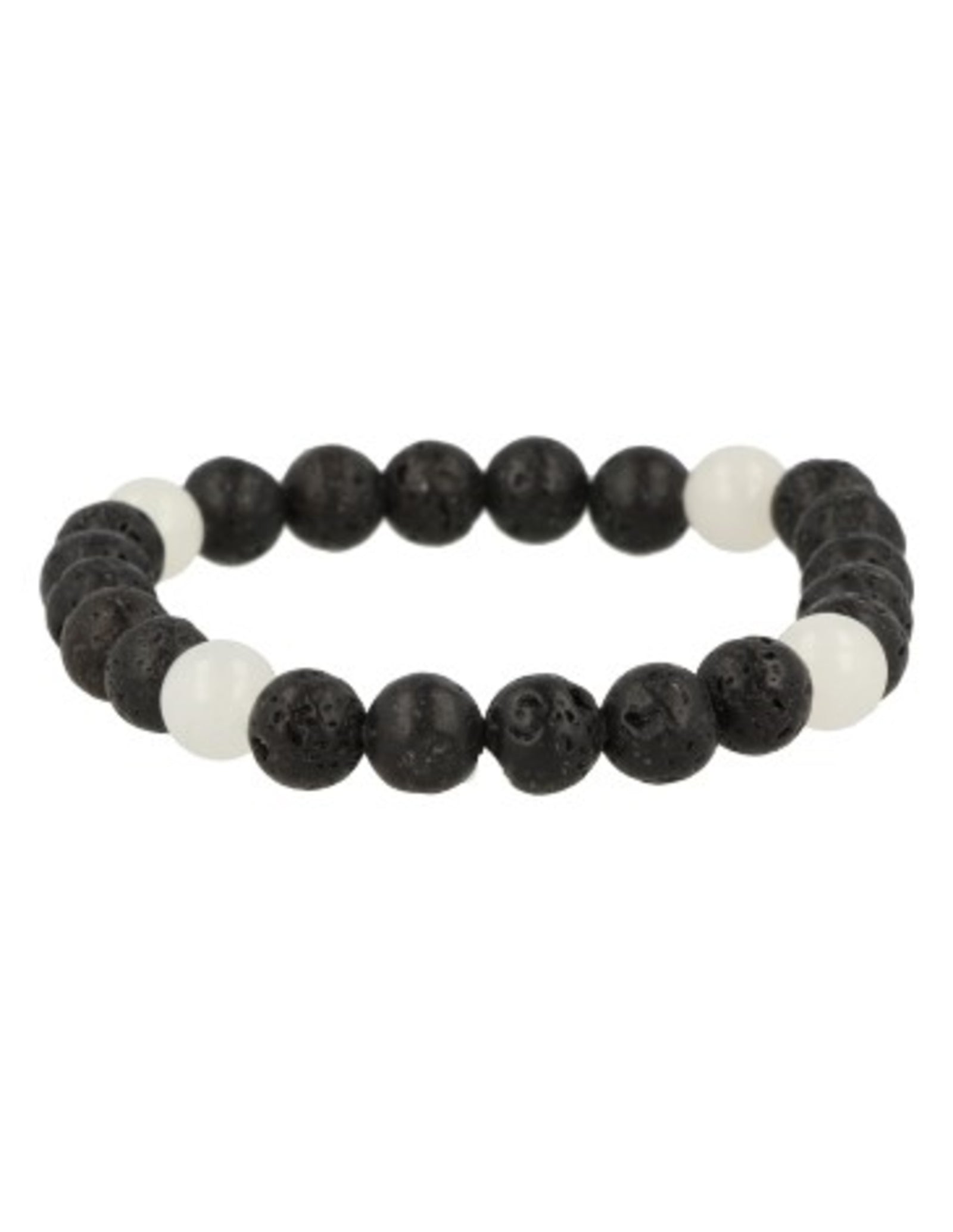 Windroos armband Jade wit
